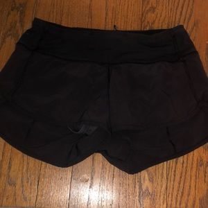 Black lululemon shorts